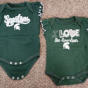 Spartans Kids One Piece Set - Green